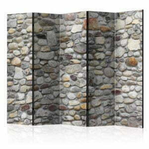 5-teiliges Paravent - Stony Road II [Room Dividers]