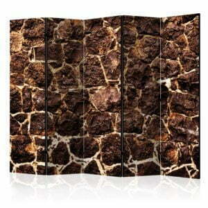 5-teiliges Paravent - Brown Cave II [Room Dividers]