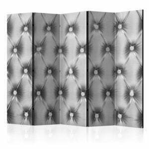 5-teiliges Paravent - Silver Luxury II [Room Dividers]
