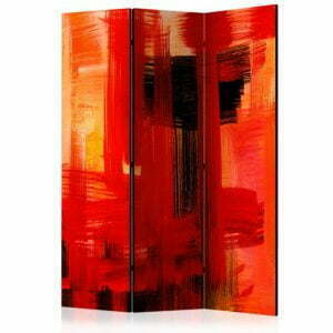 3-teiliges Paravent - Crimson Prison [Room Dividers]