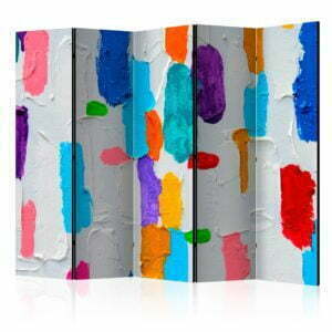 5-teiliges Paravent - Color Matching II [Room Dividers]
