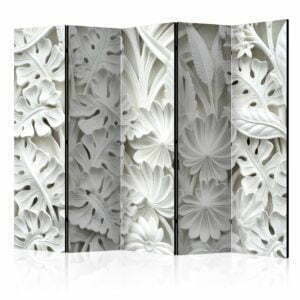 5-teiliges Paravent - Alabaster Garden II II [Room Dividers]