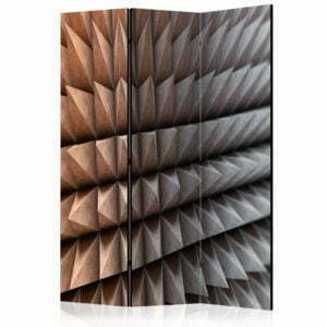 3-teiliges Paravent - Steel Defense  [Room Dividers]