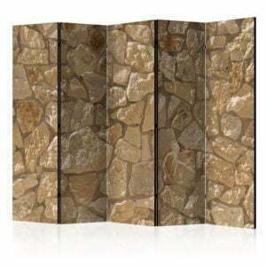 5-teiliges Paravent - Solar Monolith II [Room Dividers]