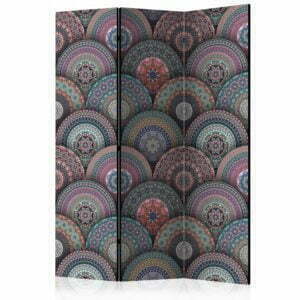 3-teiliges Paravent - Oriental Kaleidoscope [Room Dividers]