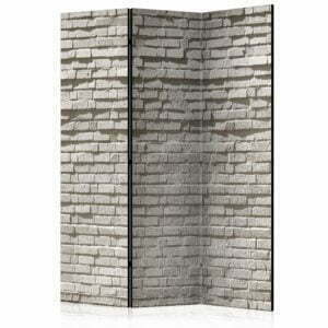 3-teiliges Paravent - Brick Wall: Minimalism [Room Dividers]