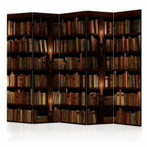 5-teiliges Paravent - Bookshelves II [Room Dividers]