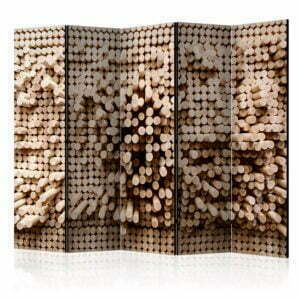 5-teiliges Paravent - Stick Puzzle II [Room Dividers]