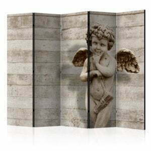 5-teiliges Paravent - Angelic Face II [Room Dividers]