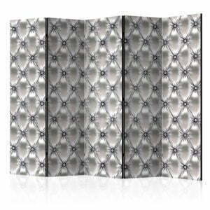 5-teiliges Paravent - White Queen II [Room Dividers]
