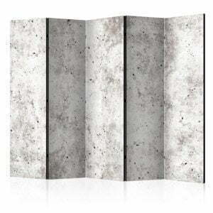 5-teiliges Paravent - Urban Style: Concrete II [Room Dividers]