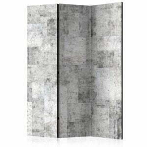 3-teiliges Paravent - Concrete: Grey City [Room Dividers]