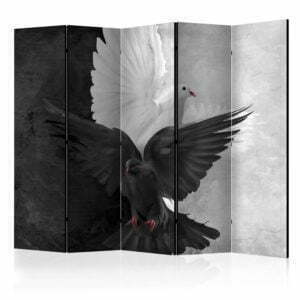 5-teiliges Paravent - Good vs Evil II [Room Dividers]