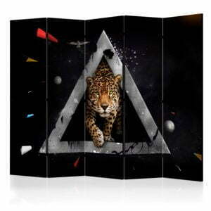 5-teiliges Paravent - Wild vision of the future II [Room Dividers]