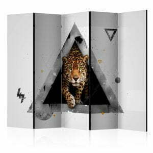 5-teiliges Paravent - Wild abstraction II [Room Dividers]
