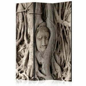 3-teiliges Paravent - Buddha's Tree [Room Dividers]