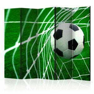 5-teiliges Paravent - Goal! II [Room Dividers]