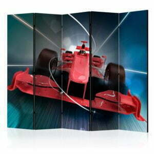 5-teiliges Paravent - Formula 1 car II [Room Dividers]