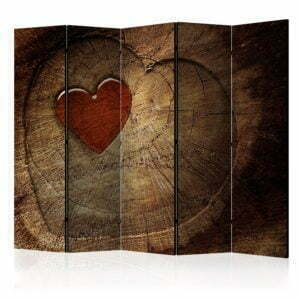 5-teiliges Paravent - Eternal love II [Room Dividers]