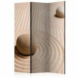 3-teiliges Paravent - Sand and zen [Room Dividers]