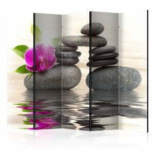 5-teiliges Paravent - Resting orchid II [Room Dividers]