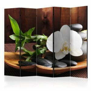 5-teiliges Paravent - temple  zen II [Room Dividers]