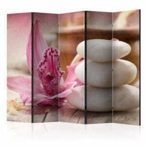 5-teiliges Paravent - Zen and spa II [Room Dividers]